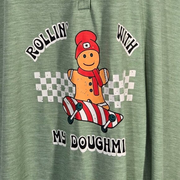 NWOT | Funny Gingerbread Man Christmas Graphic Tank Top Holiday Novelty | 3XL - Picture 3 of 5